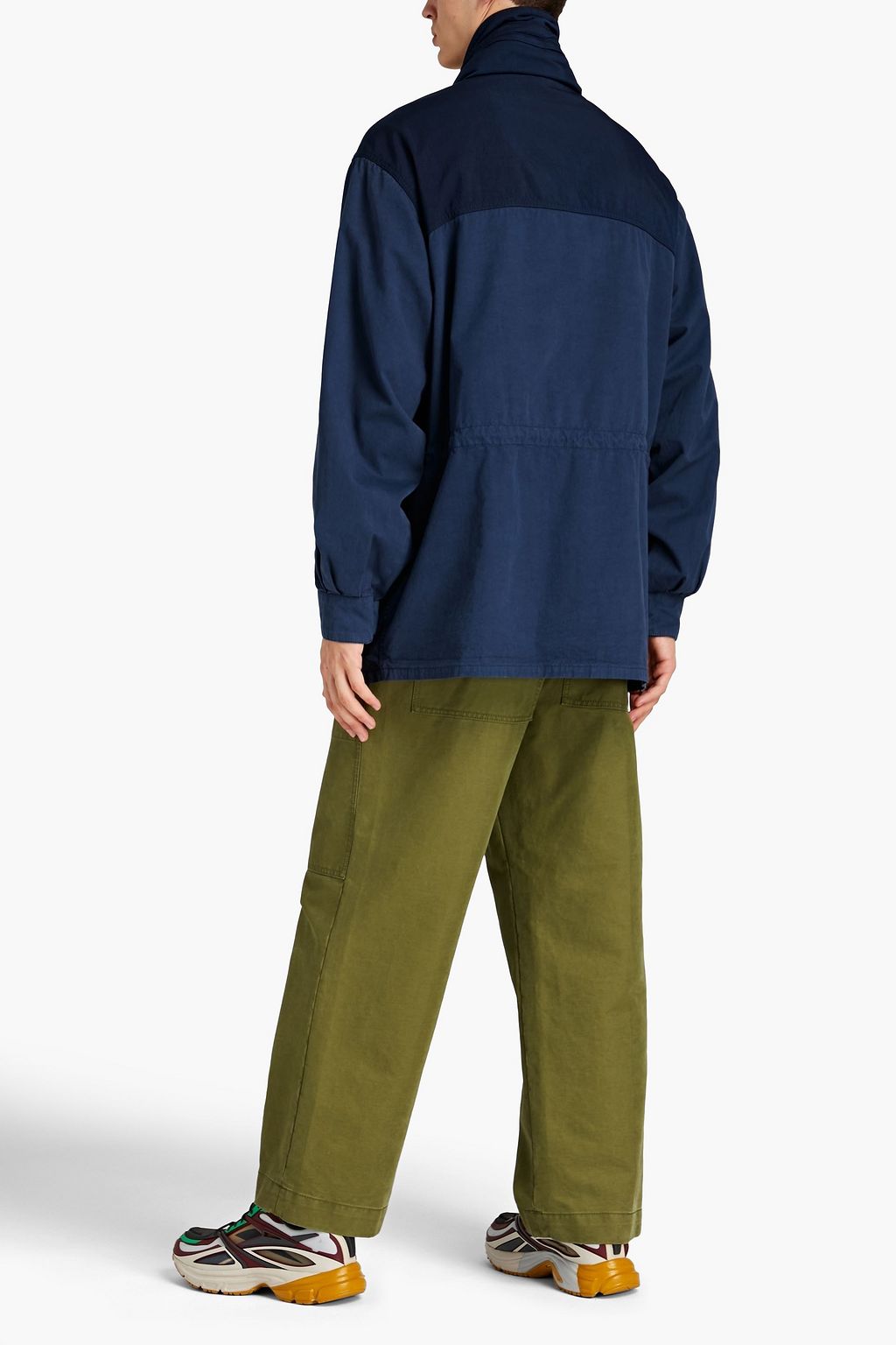 KENZO Cordura-paneled cotton-gabardine parka