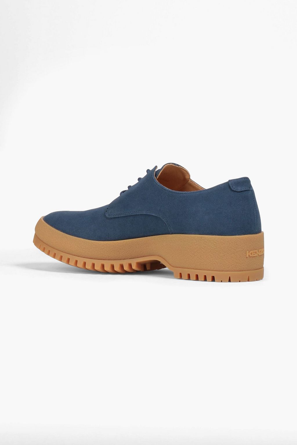 KENZO Trek cotton-canvas derby shoes
