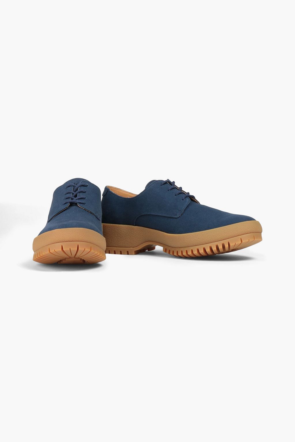 KENZO Trek cotton-canvas derby shoes
