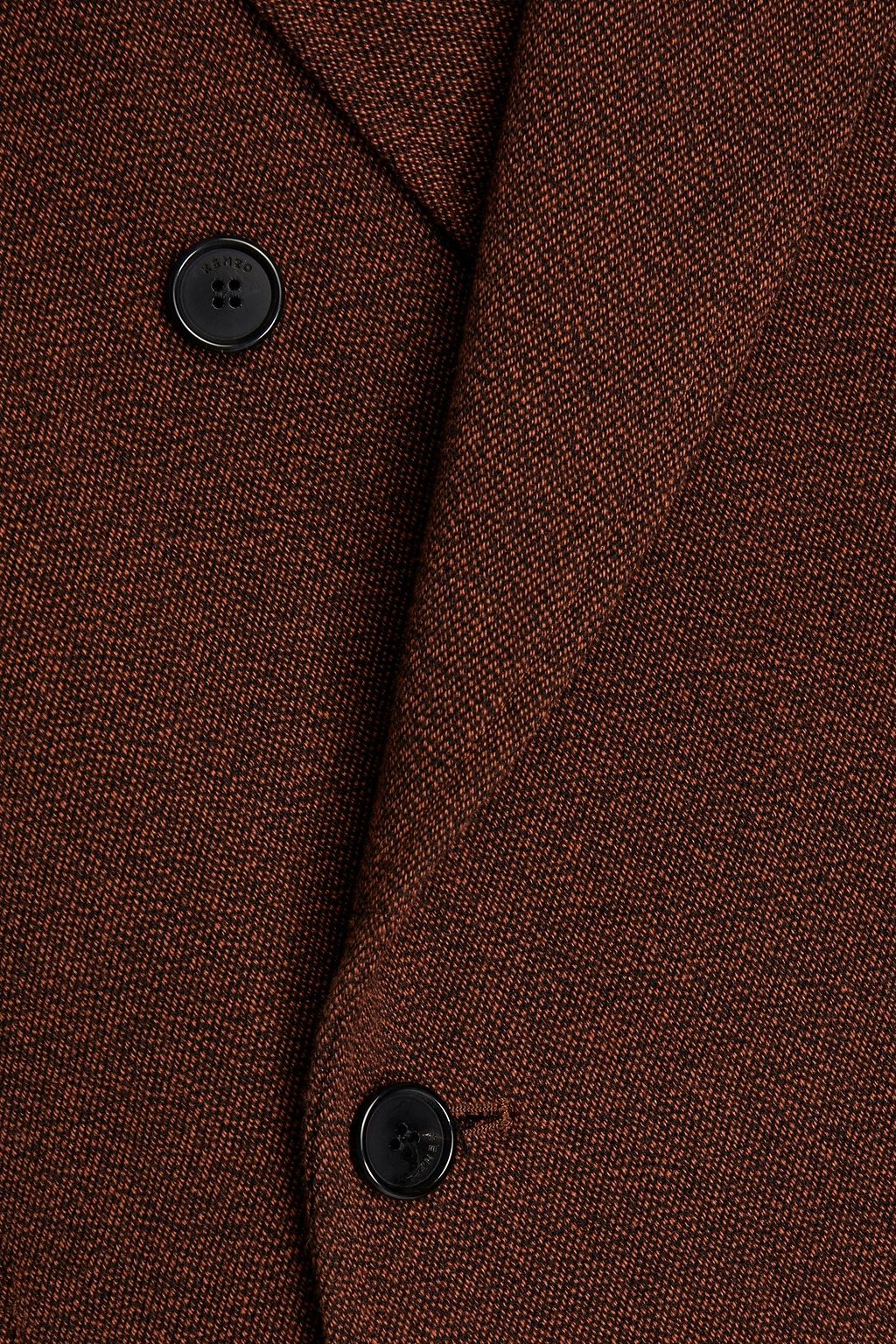 KENZO Doppelreihiger Mantel aus Twill