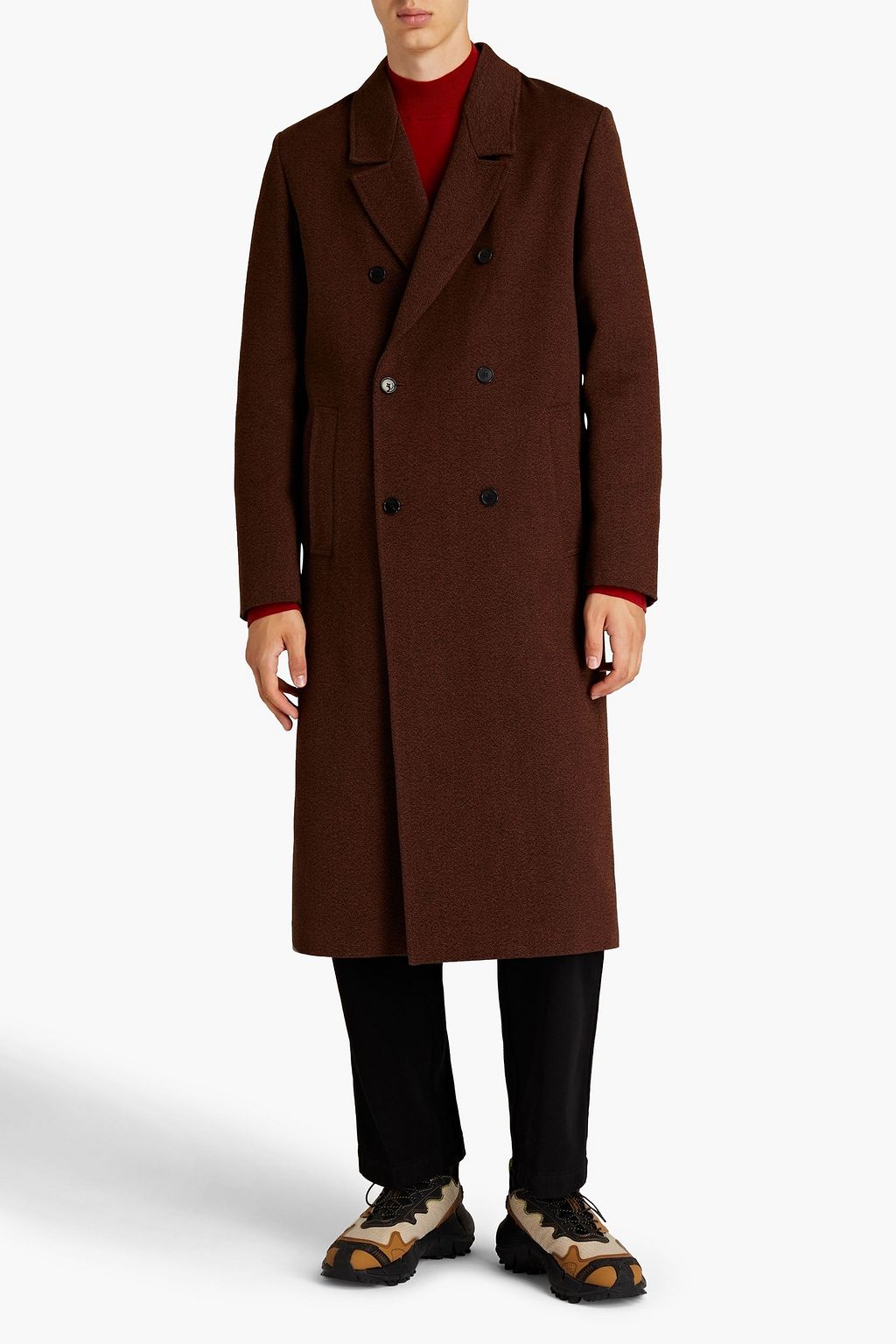 KENZO Doppelreihiger Mantel aus Twill