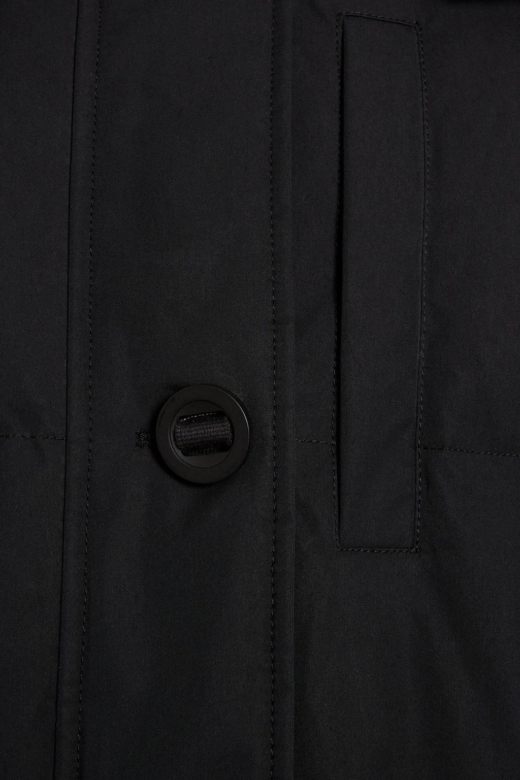 ARMY BY YVES SALOMON Reversible quilted cotton-blend shell hooded down coat