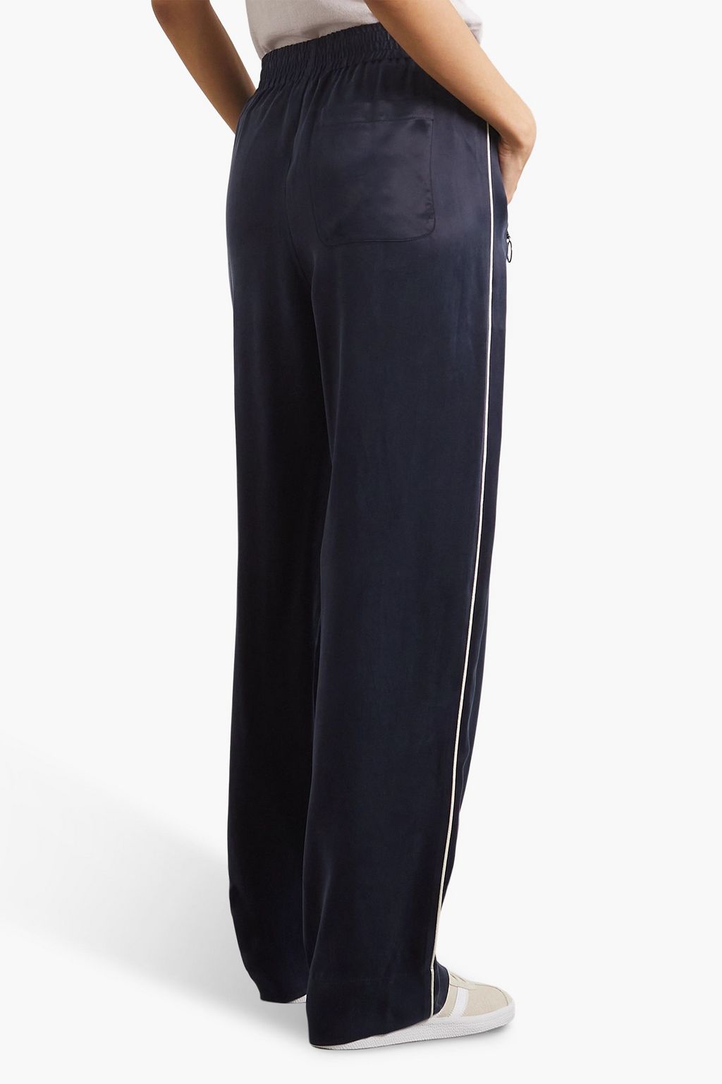SEE BY CHLOÉ بنطال بأرجل واسعة مصنوع من الساتان