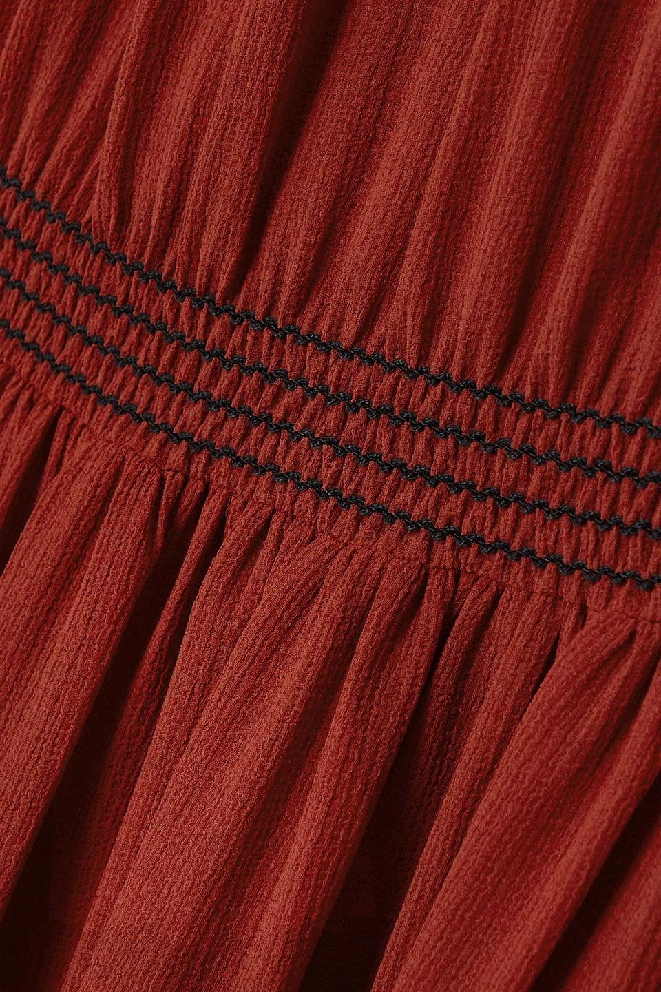 SEE BY CHLOÉ EMBROIDERED GEORGETTE MAXI DRESS