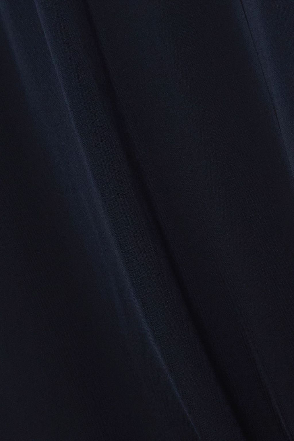 SEE BY CHLOÉ Broderie anglaise-trimmed crepe de chine midi slip dress