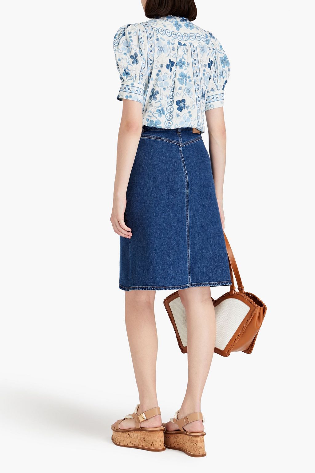 See by chloe denim skirt cheap