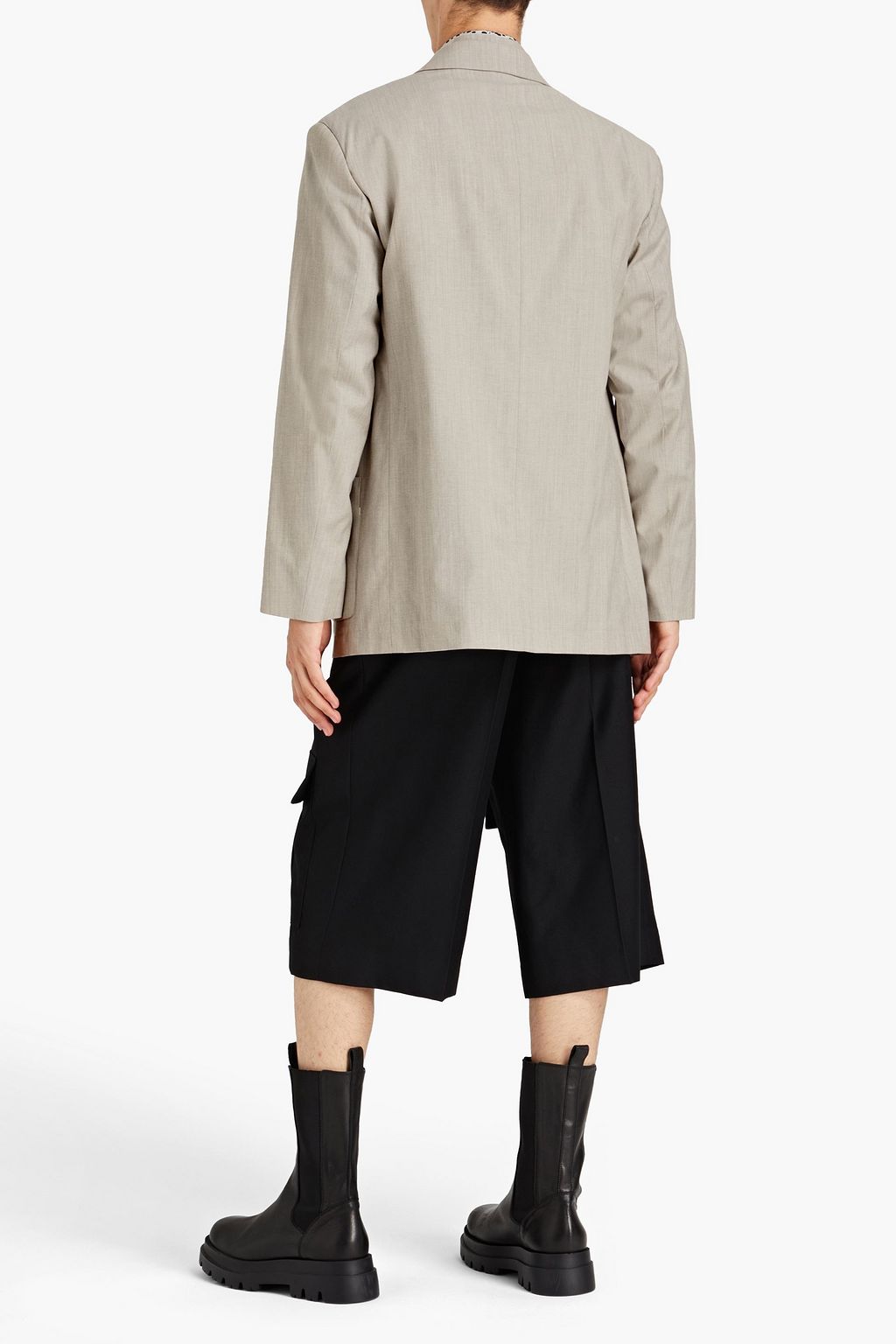 KENZO Mélange wool-blend blazer