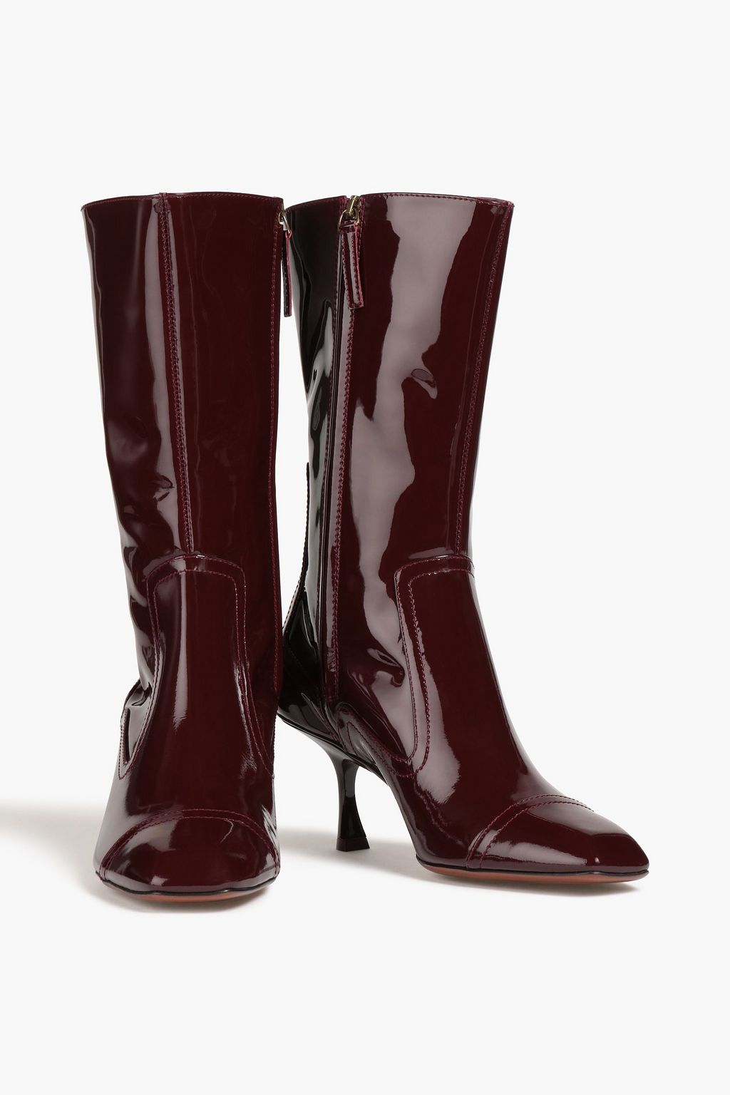 ZIMMERMANN Ankle Boots aus Lackleder