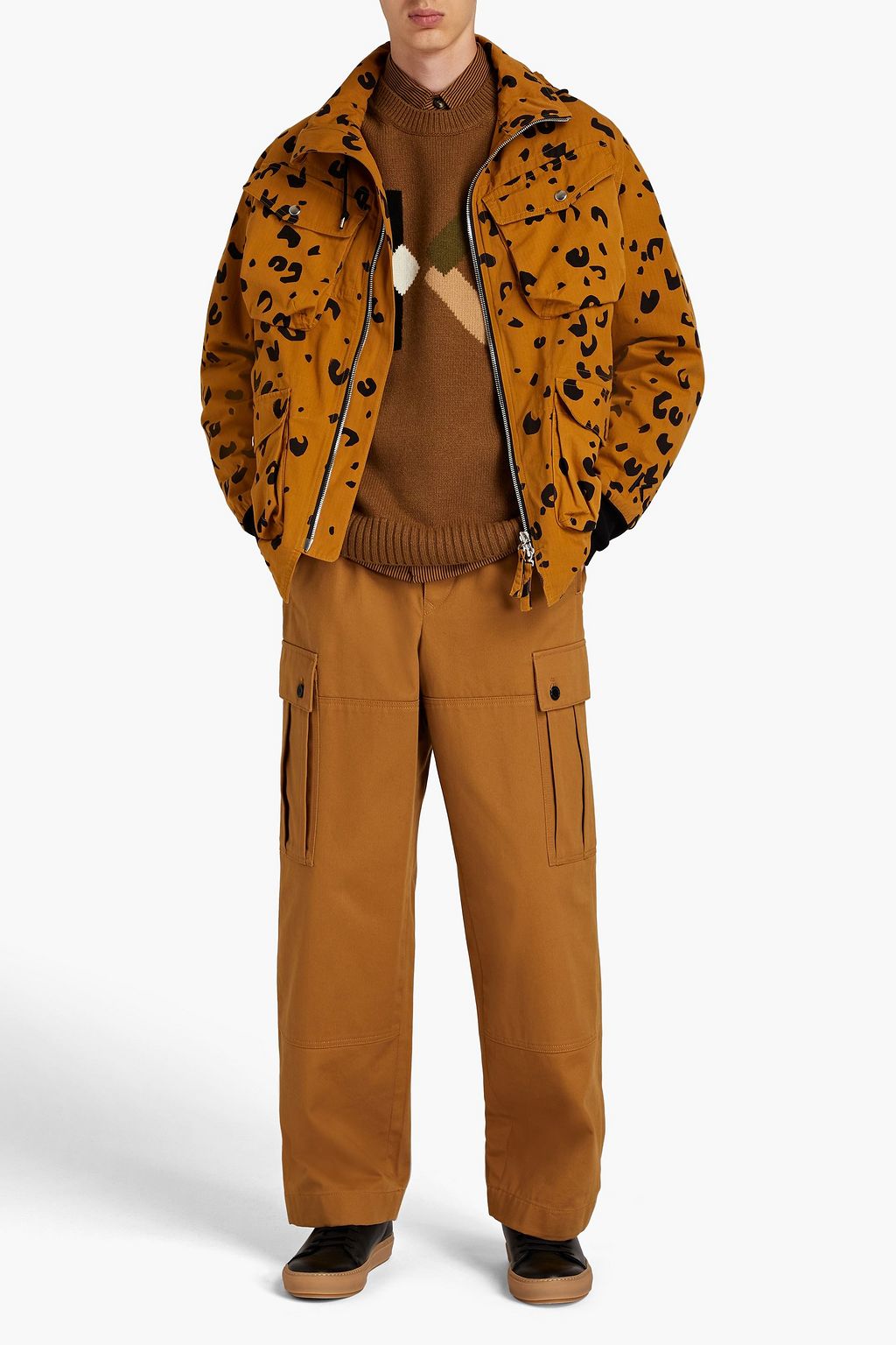 KENZO Leopard-print cotton jacket