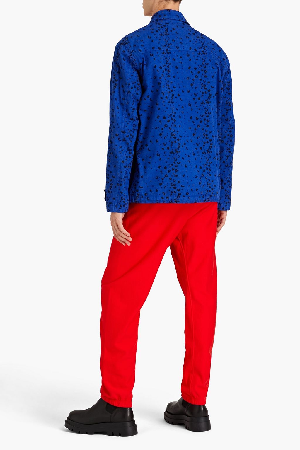 KENZO Leopard-print cotton overshirt