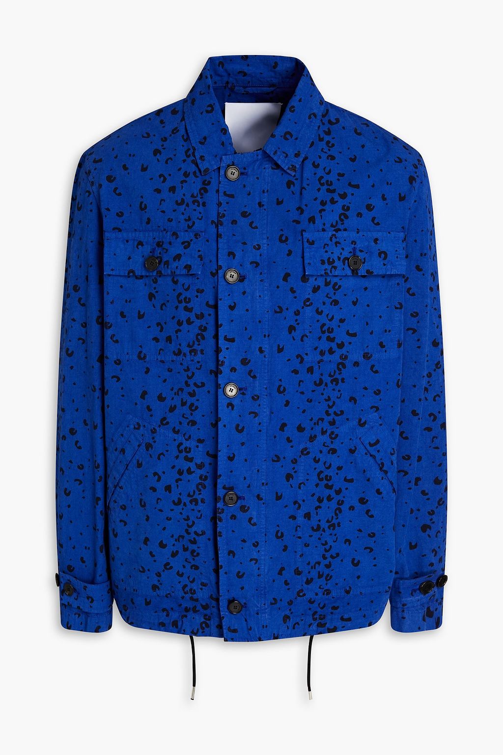 KENZO Leopard-print cotton overshirt