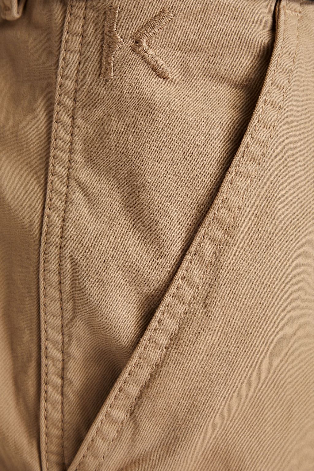KENZO Cotton-blend twill chinos