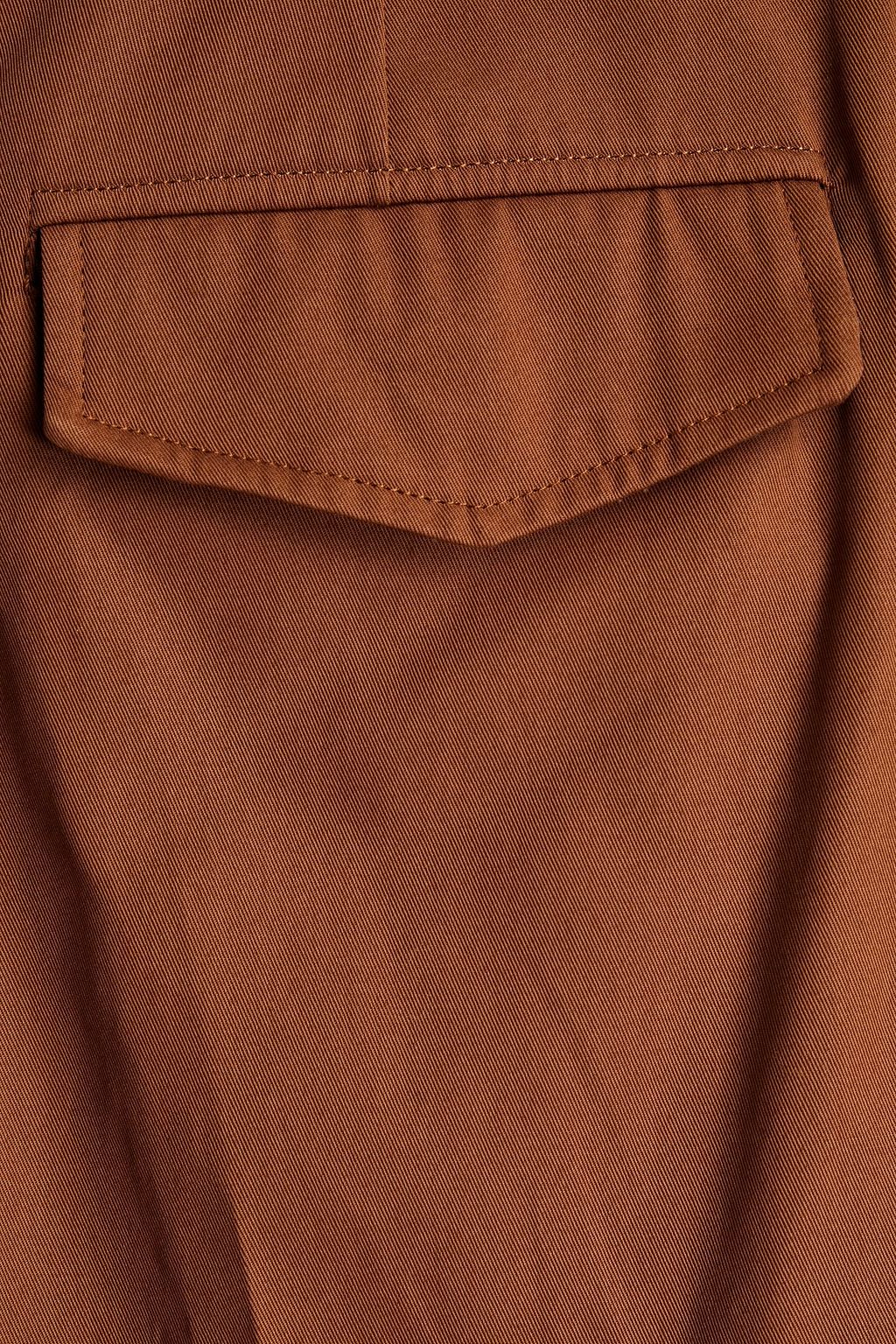 KENZO Embroidered cotton-twill cargo pants