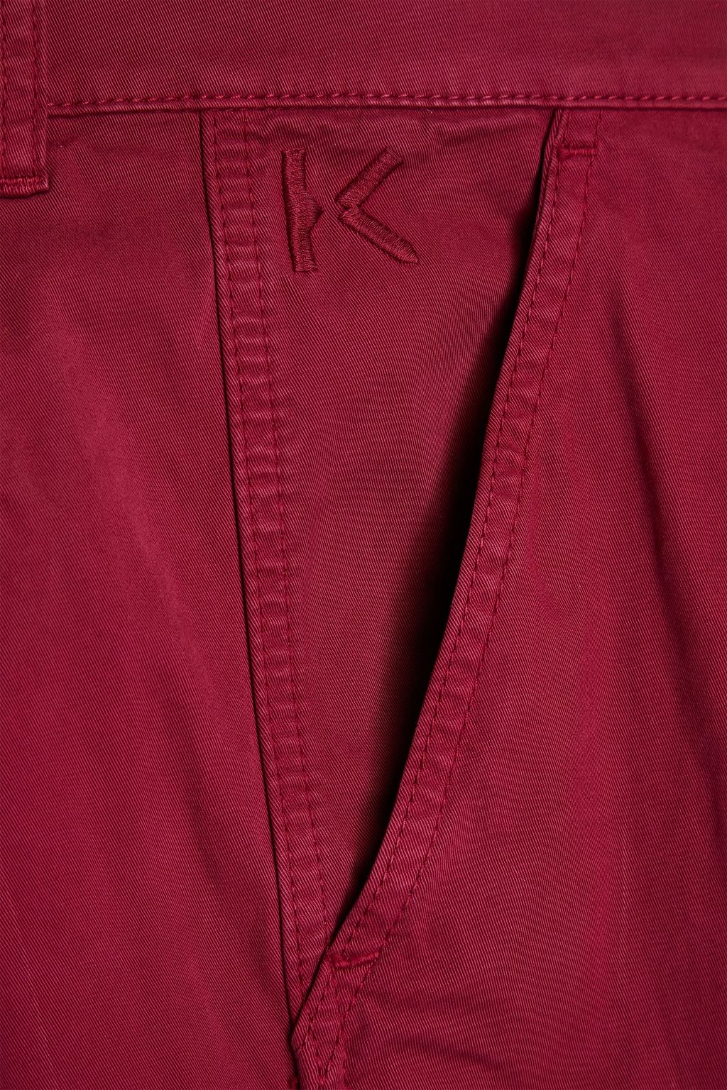 KENZO Cotton-blend twill chinos