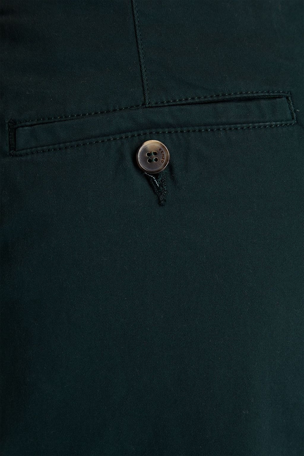 KENZO Cotton-blend twill chinos