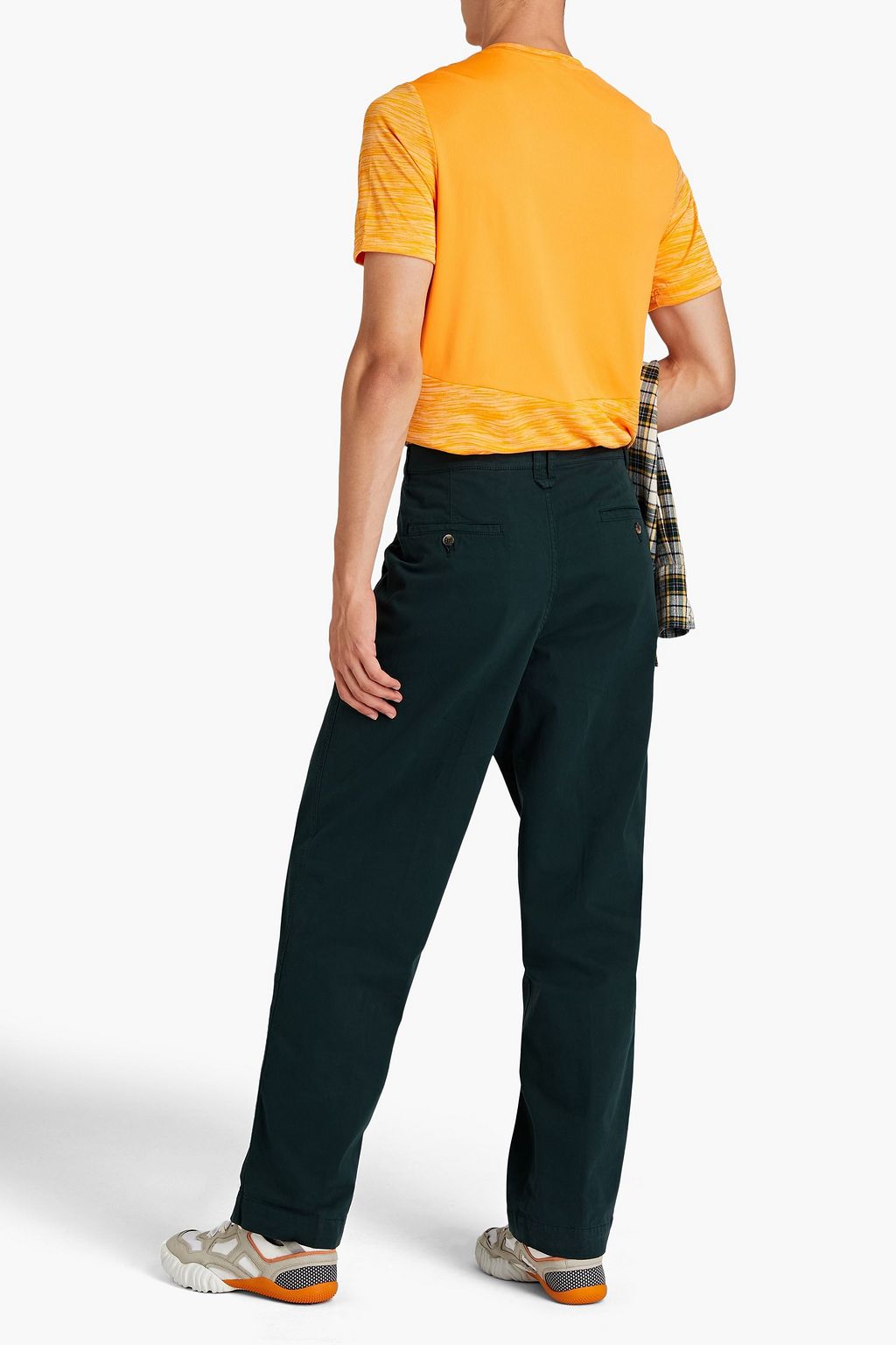 KENZO Cotton-blend twill chinos
