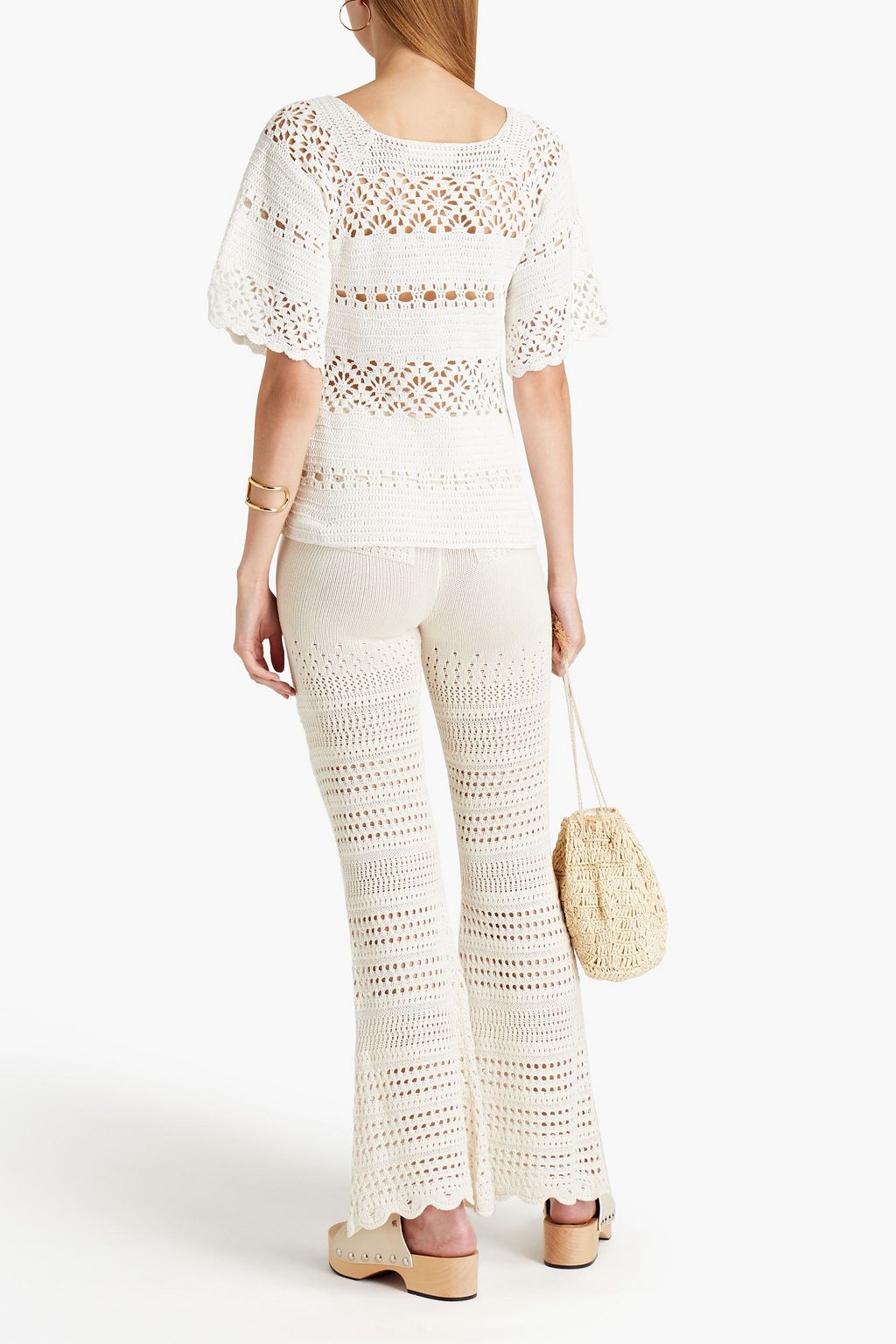 ZIMMERMANN Crocheted cotton top THE