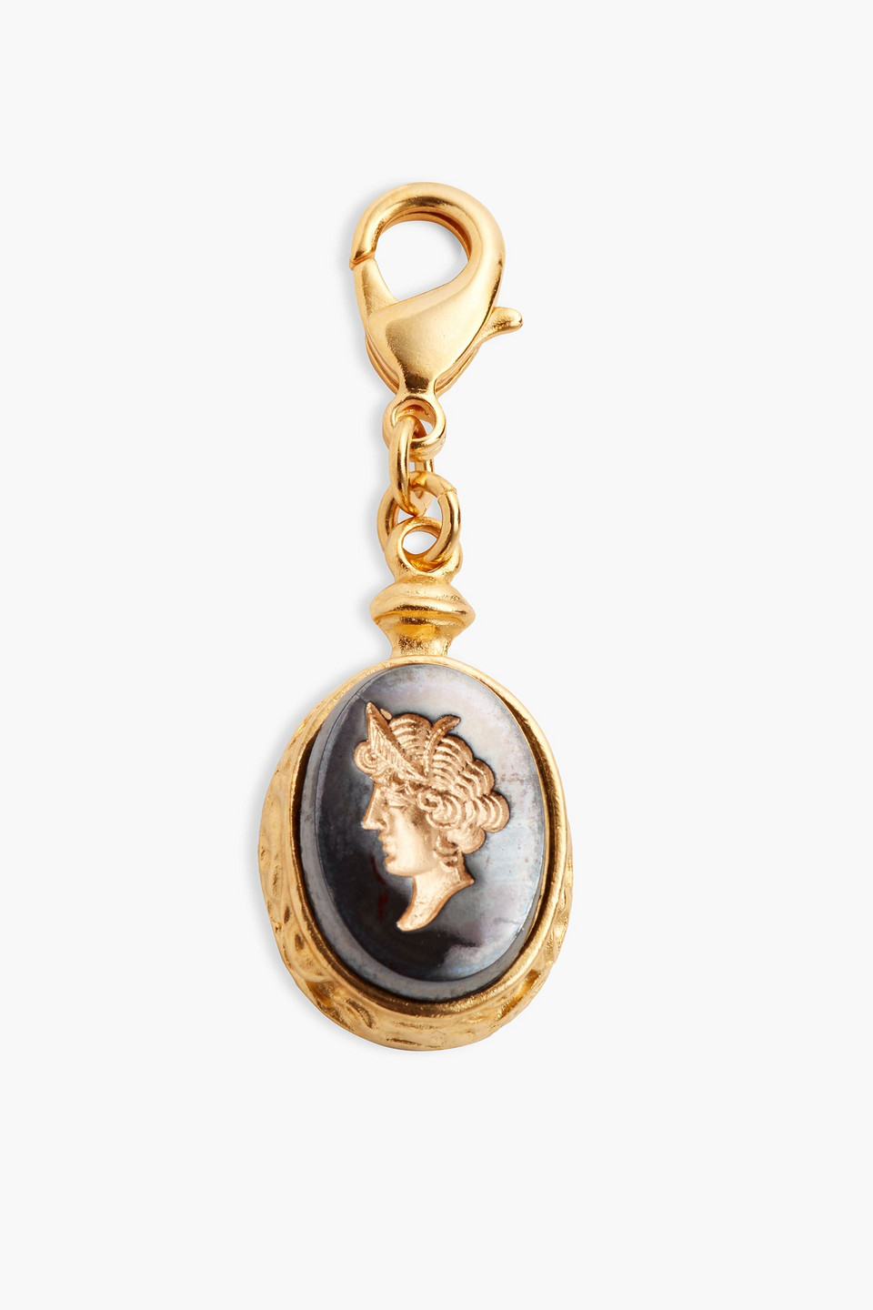 Ben-Amun 24-karat gold-plated cameo charm