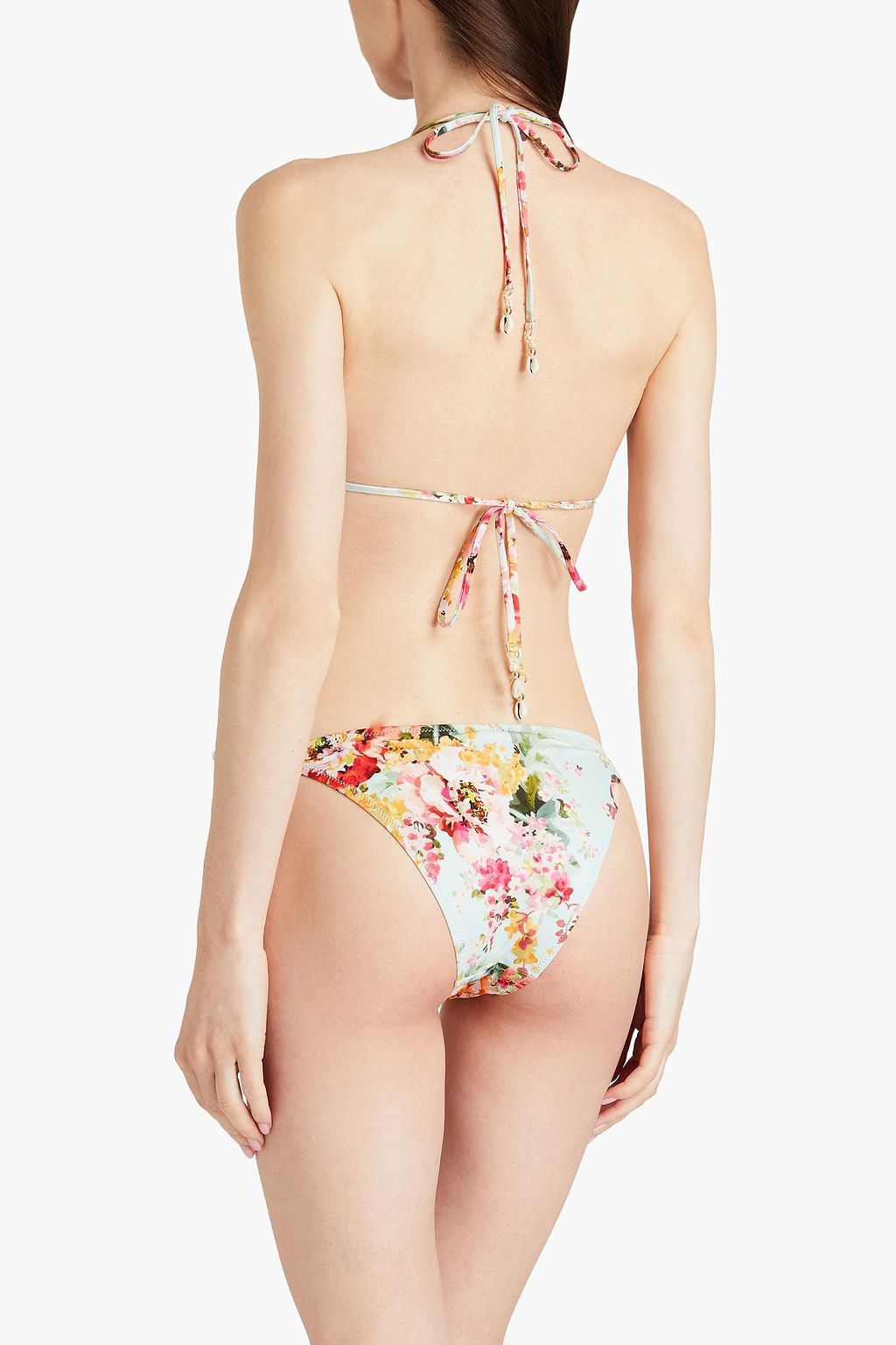 ZIMMERMANN Embellished crochet triangle bikini