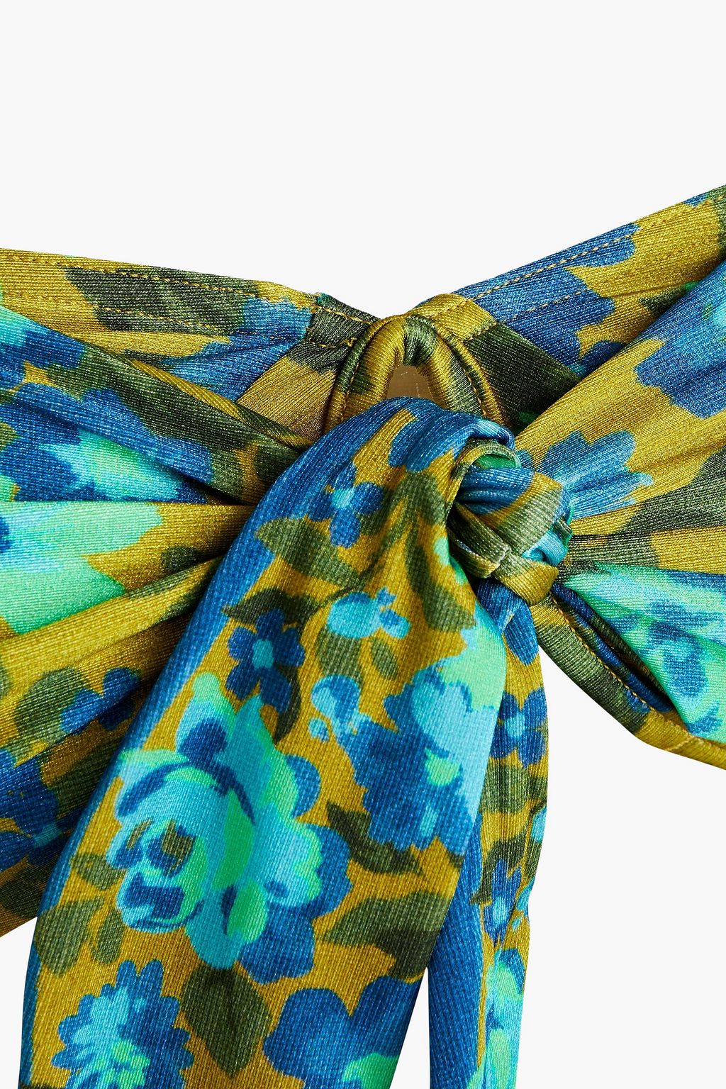 ZIMMERMANN Estelle floral-print bandeau bikini