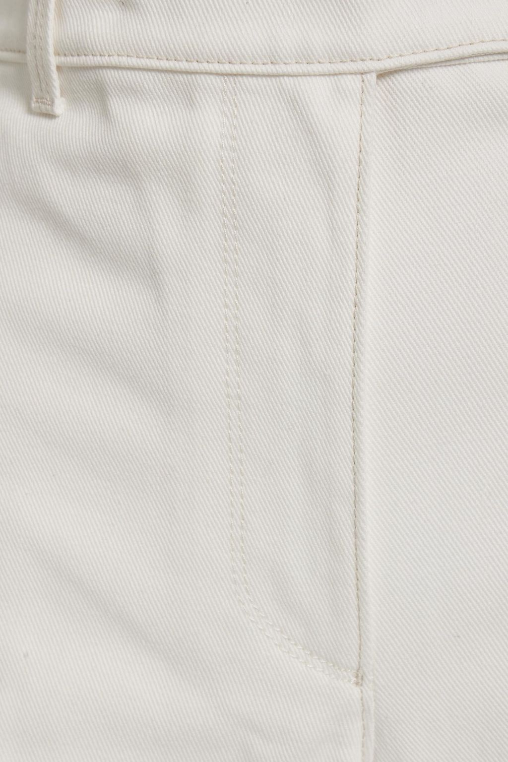 FERRAGAMO Cotton-drill wide-leg pants