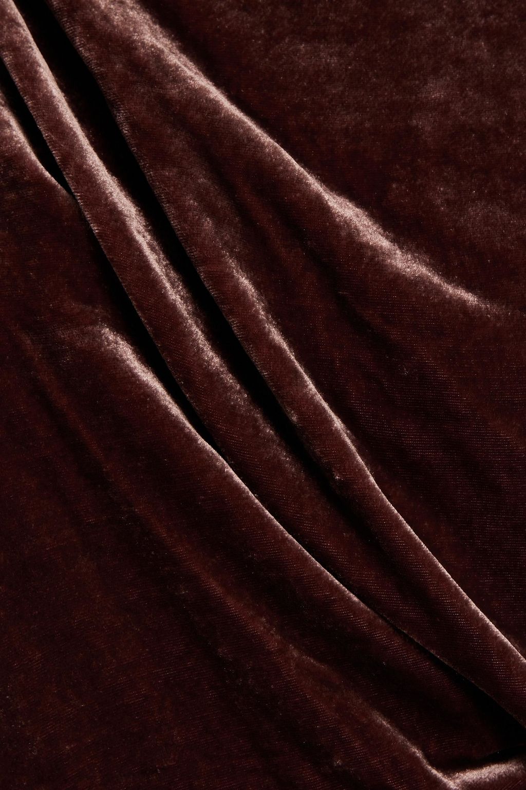 FERRAGAMO Belted crushed-velvet mini dress