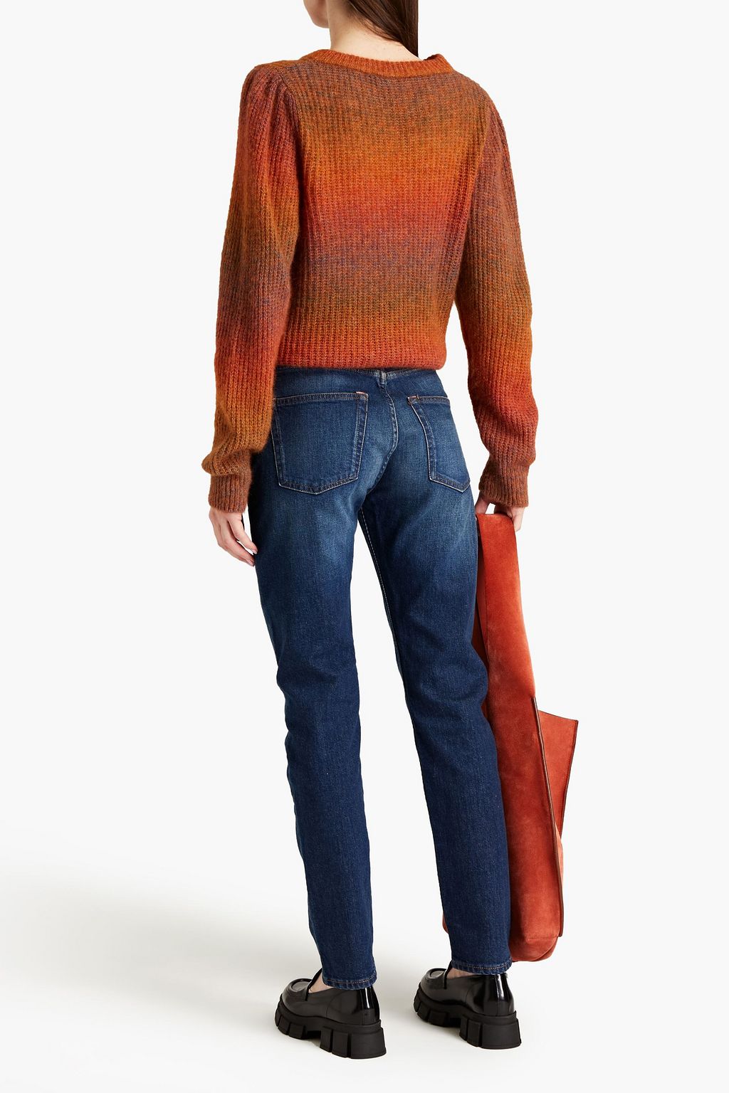 ACNE STUDIOS Faded high-rise slim-leg jeans