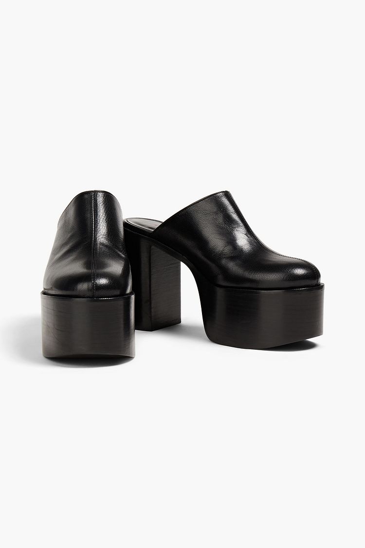 simon miller high raid leather platform boots