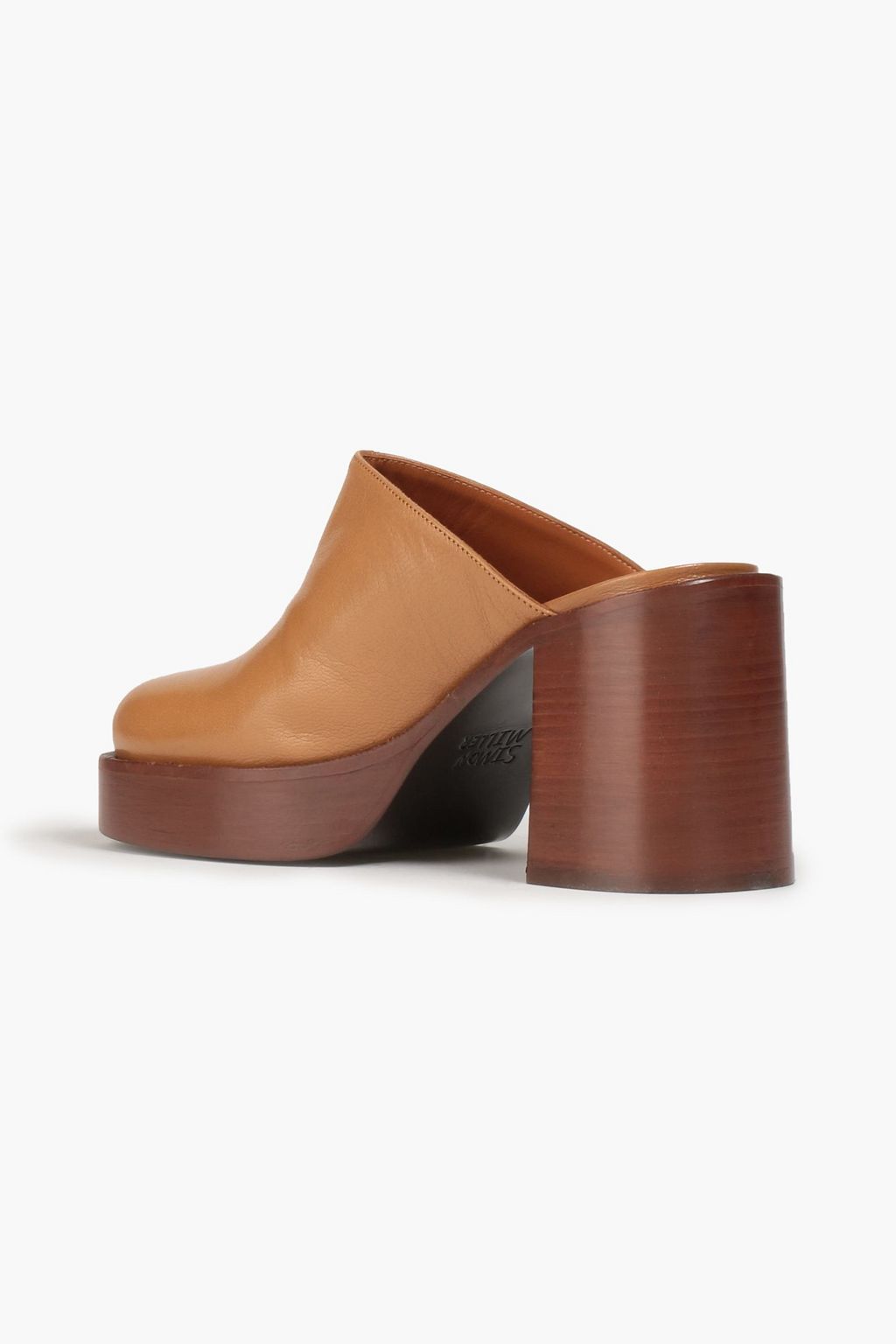 SIMON MILLER Low Raid textured leather mules