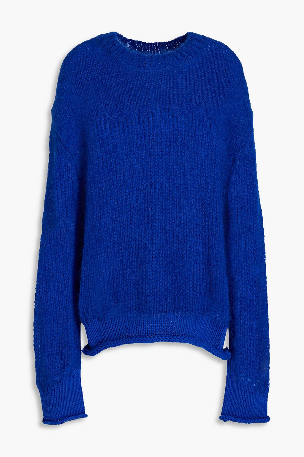 Royal blue Mohair-blend sweater | KENZO 