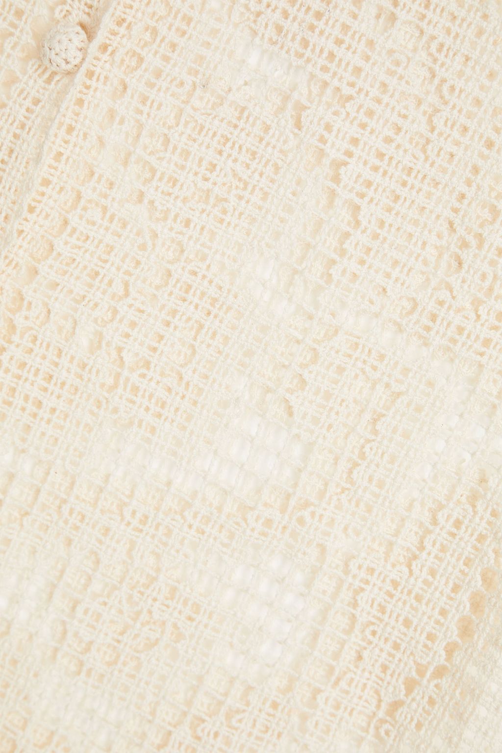 ZIMMERMANN Cotton crocheted lace shirt