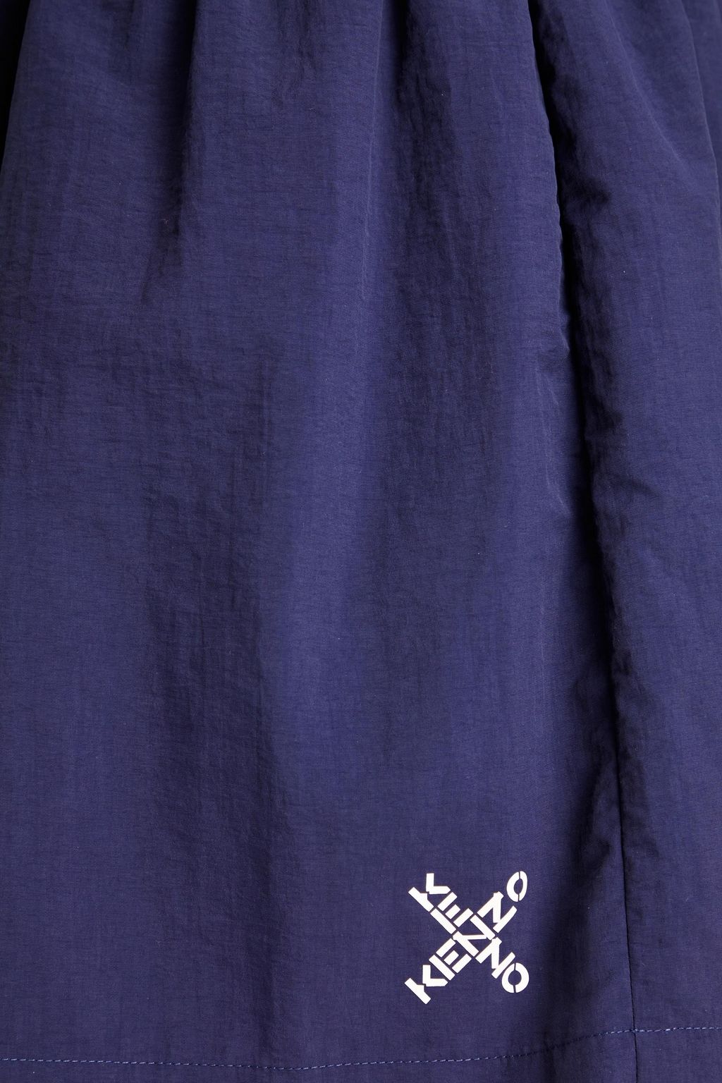 KENZO Shirred  taffeta mini skirt