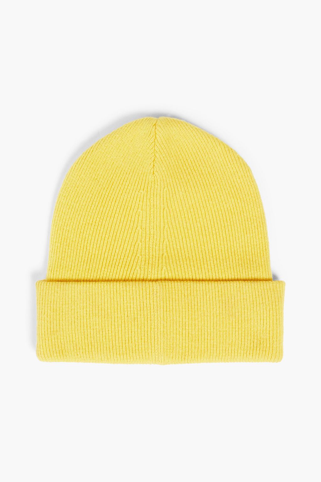 HELMUT LANG Appliquéd ribbed-knit beanie