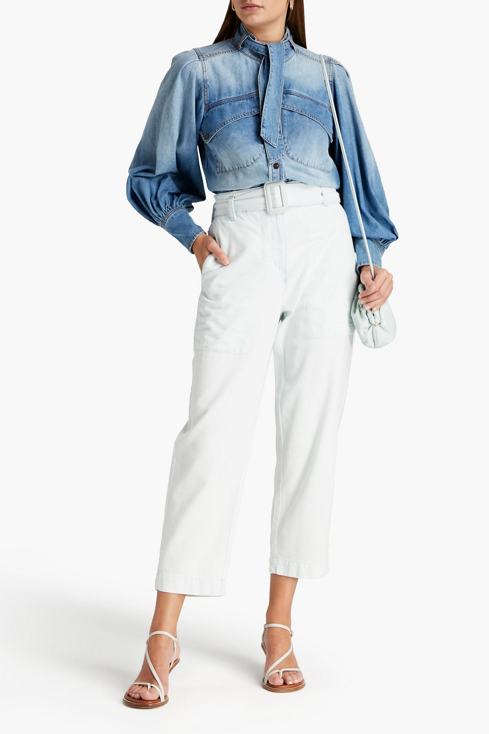 Zimmermann Faded Denim Shirt