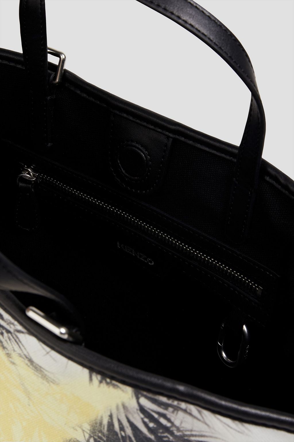 KENZO Printed cotton-canvas tote