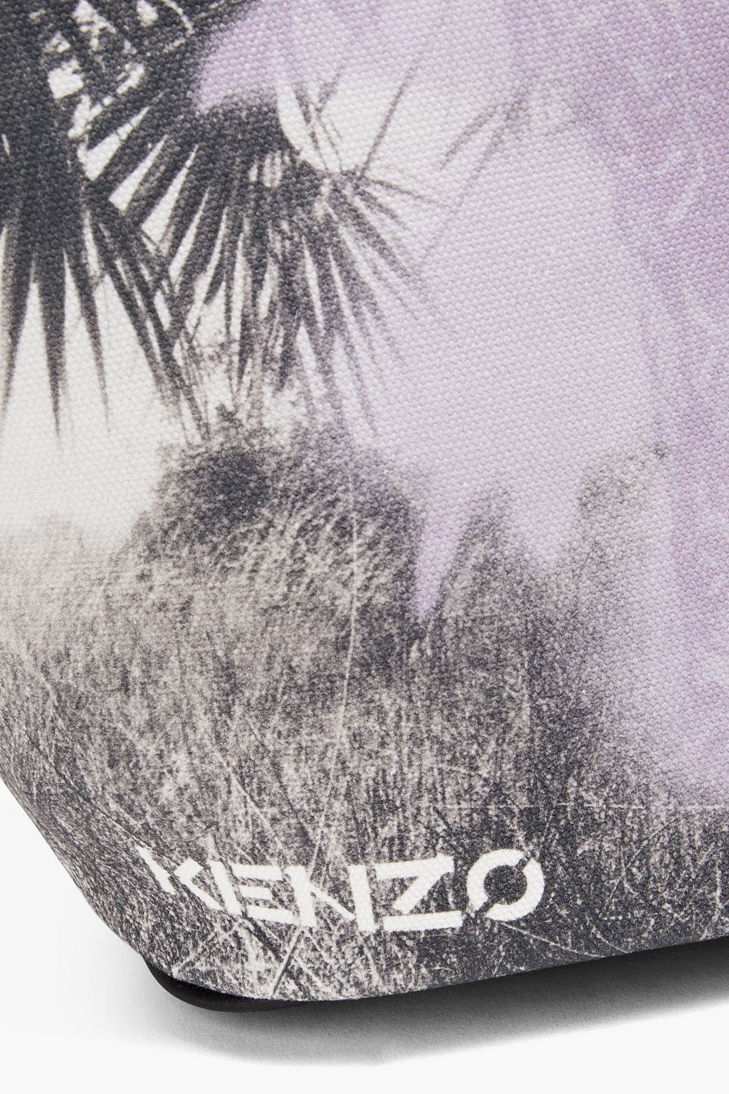 KENZO Printed cotton-canvas tote