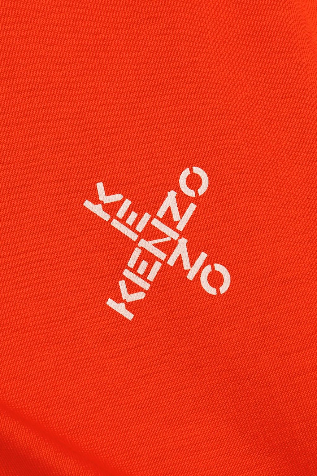 KENZO Printed cotton-jersey mini dress