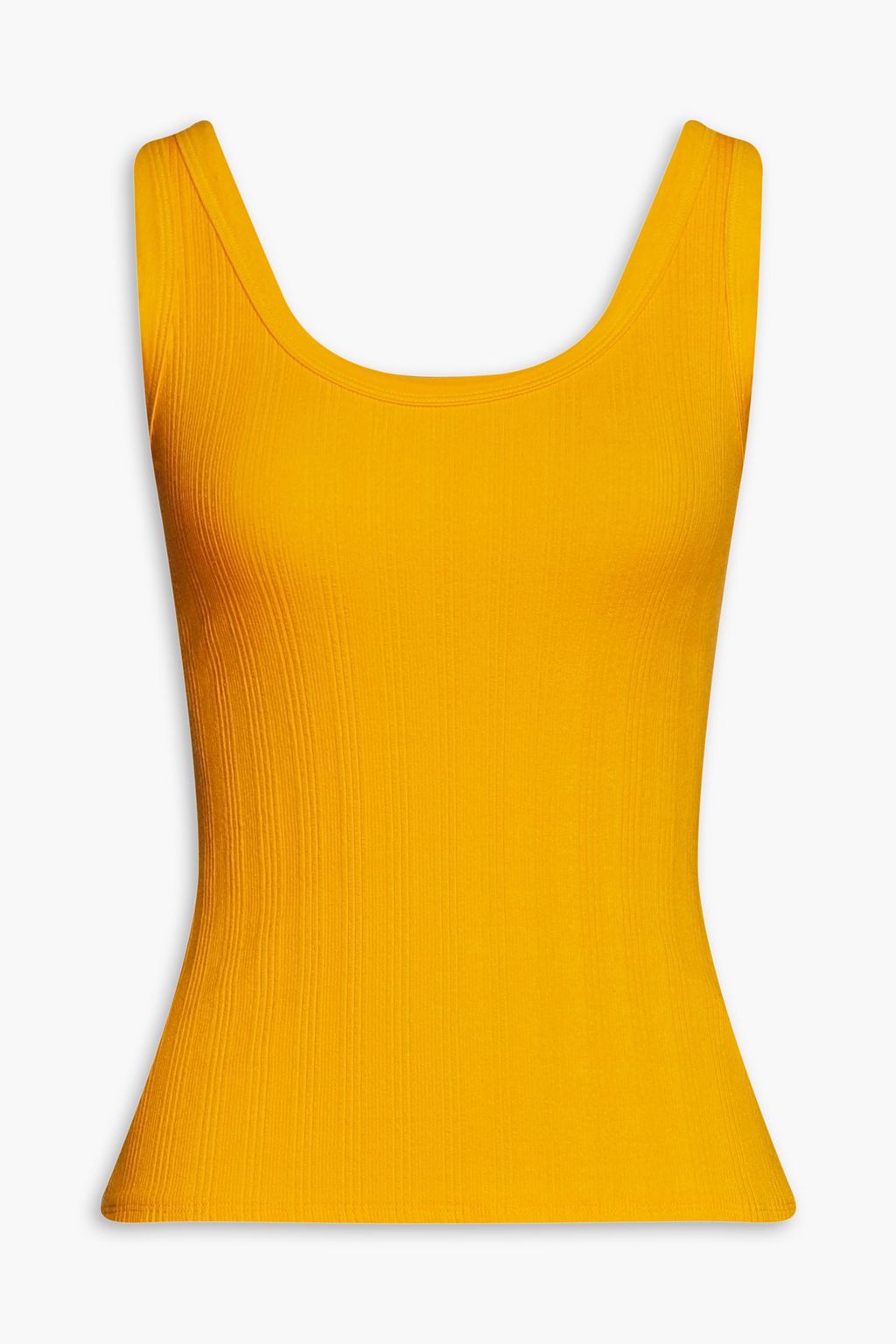 Marigold Ribbed jersey tank | ENZA 
