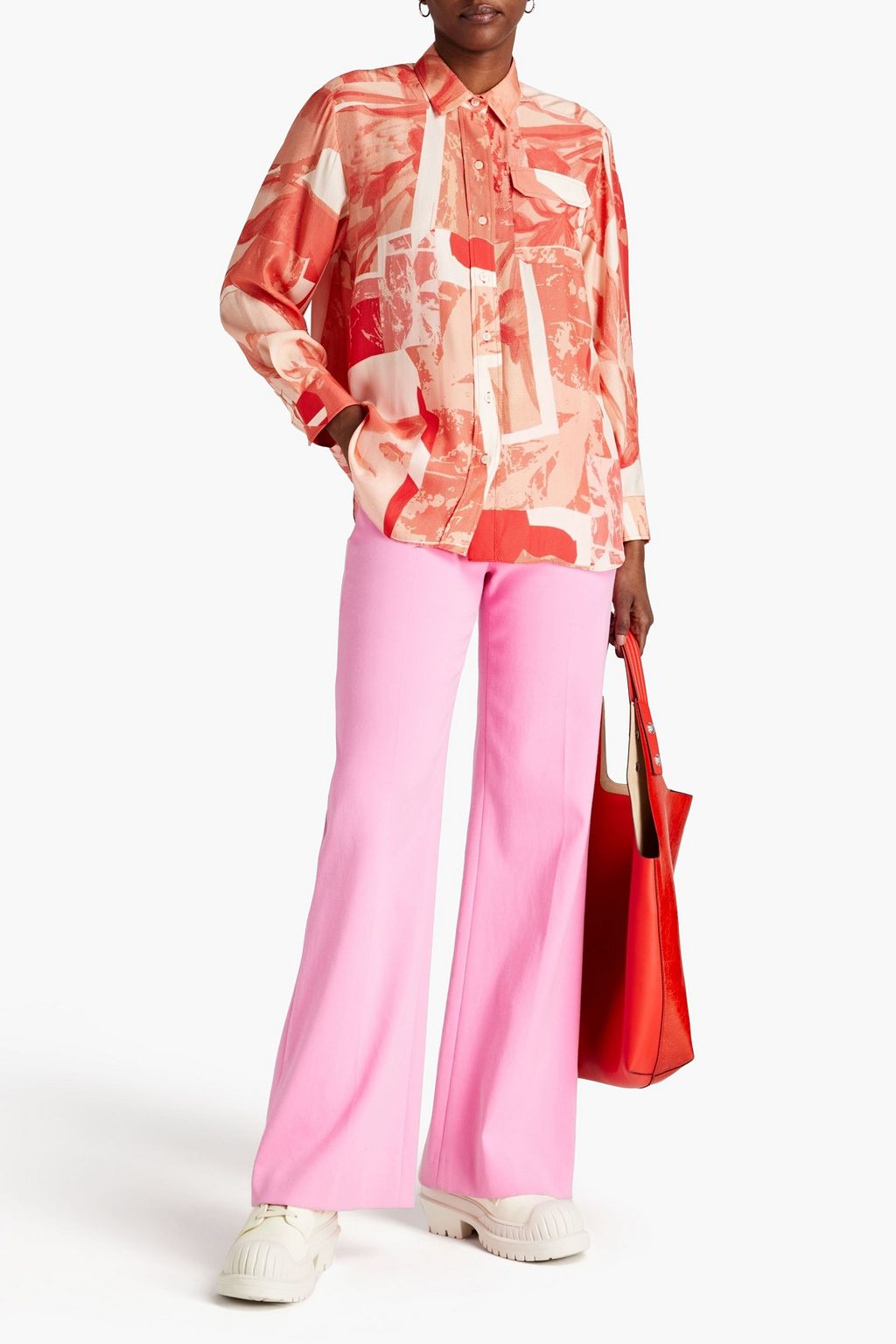 KENZO Printed silk shirt