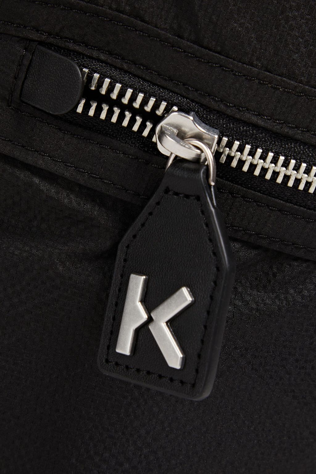 KENZO Logo-appliquéd shell bucket bag