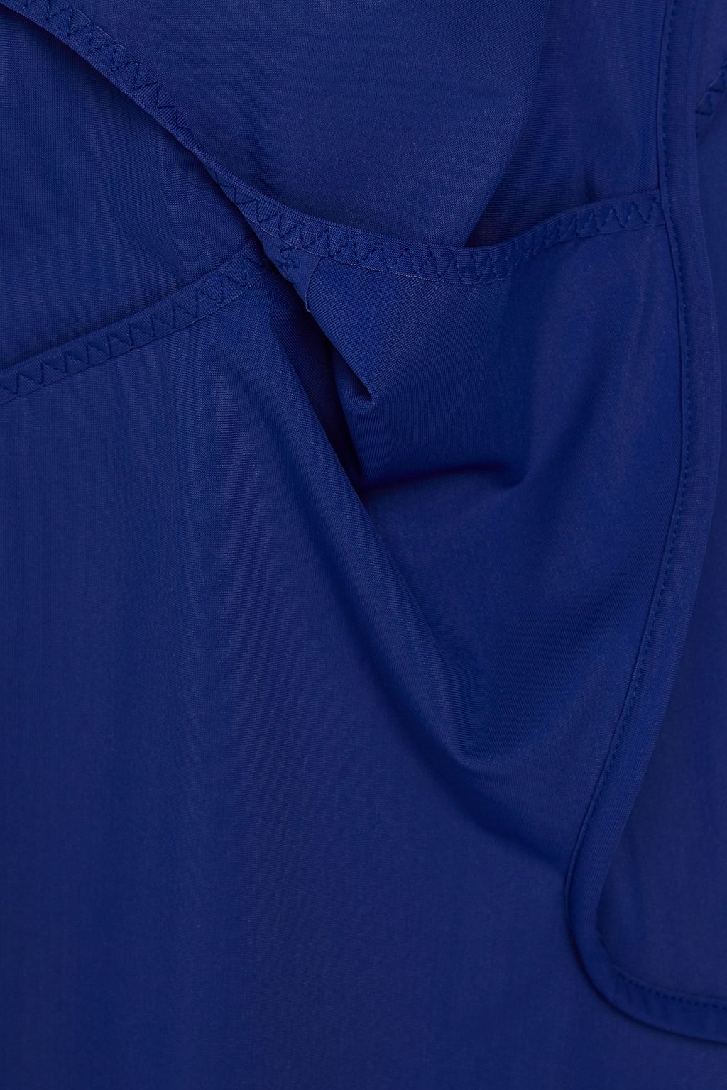 KENZO Cutout gathered stretch-jersey mini dress