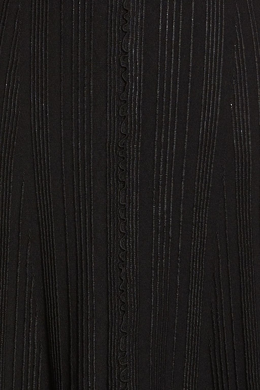 KENZO Flared ribbed-knit midi dress