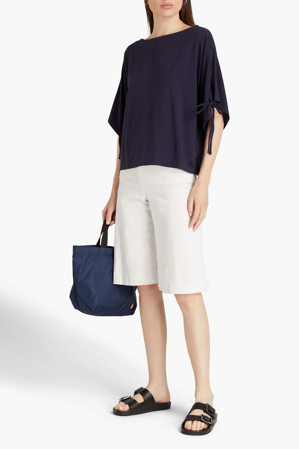 KENZO Draped stretch-jersey top