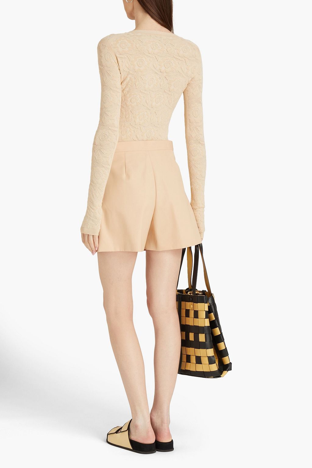 KENZO Jacquard-knit cotton-blend sweater