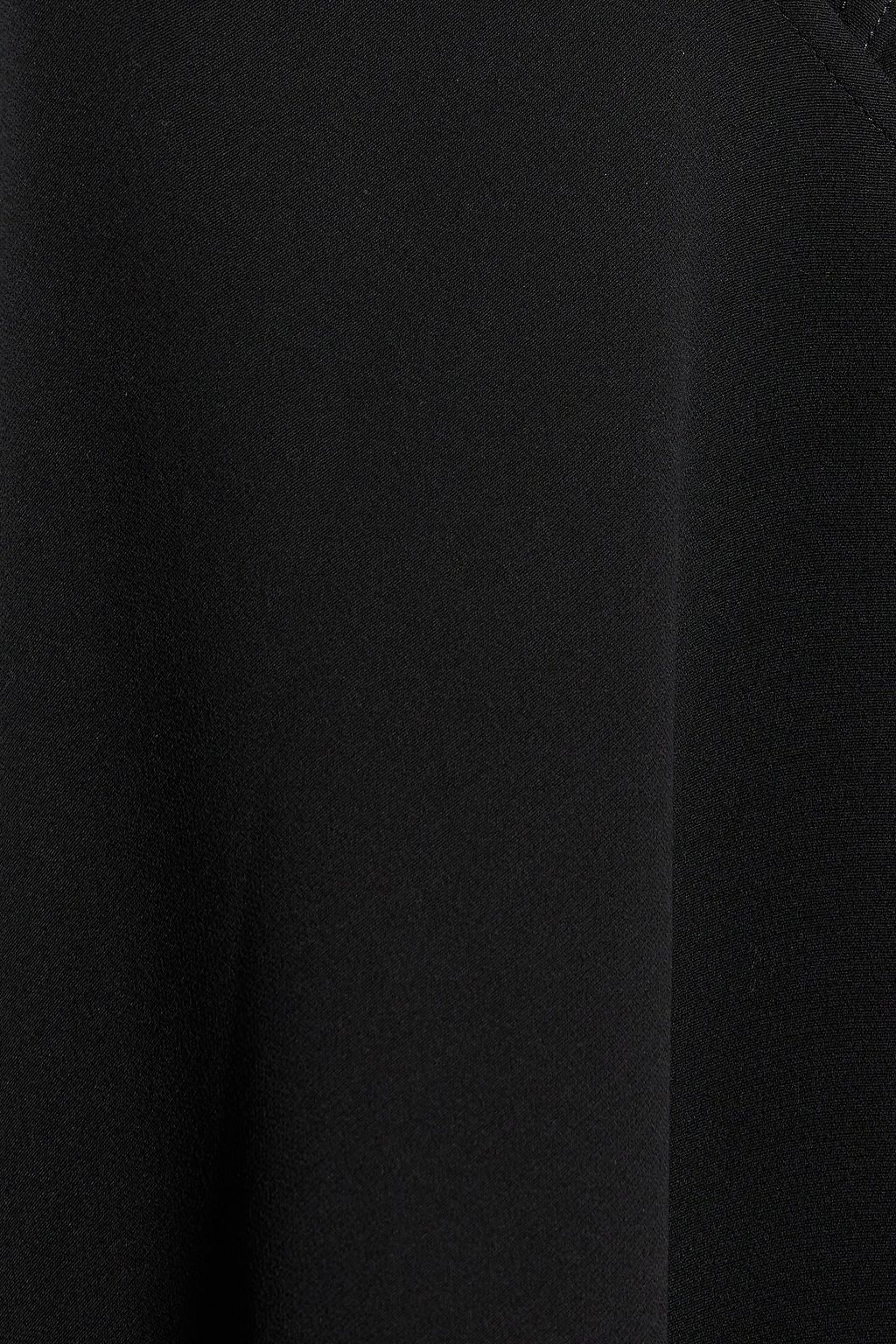 FERRAGAMO Asymmetric silk-crepe dress