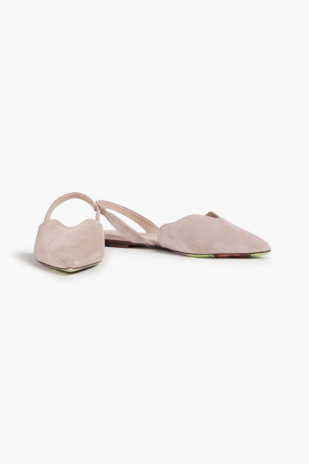 PAUL SMITH Viola suede slingback flats
