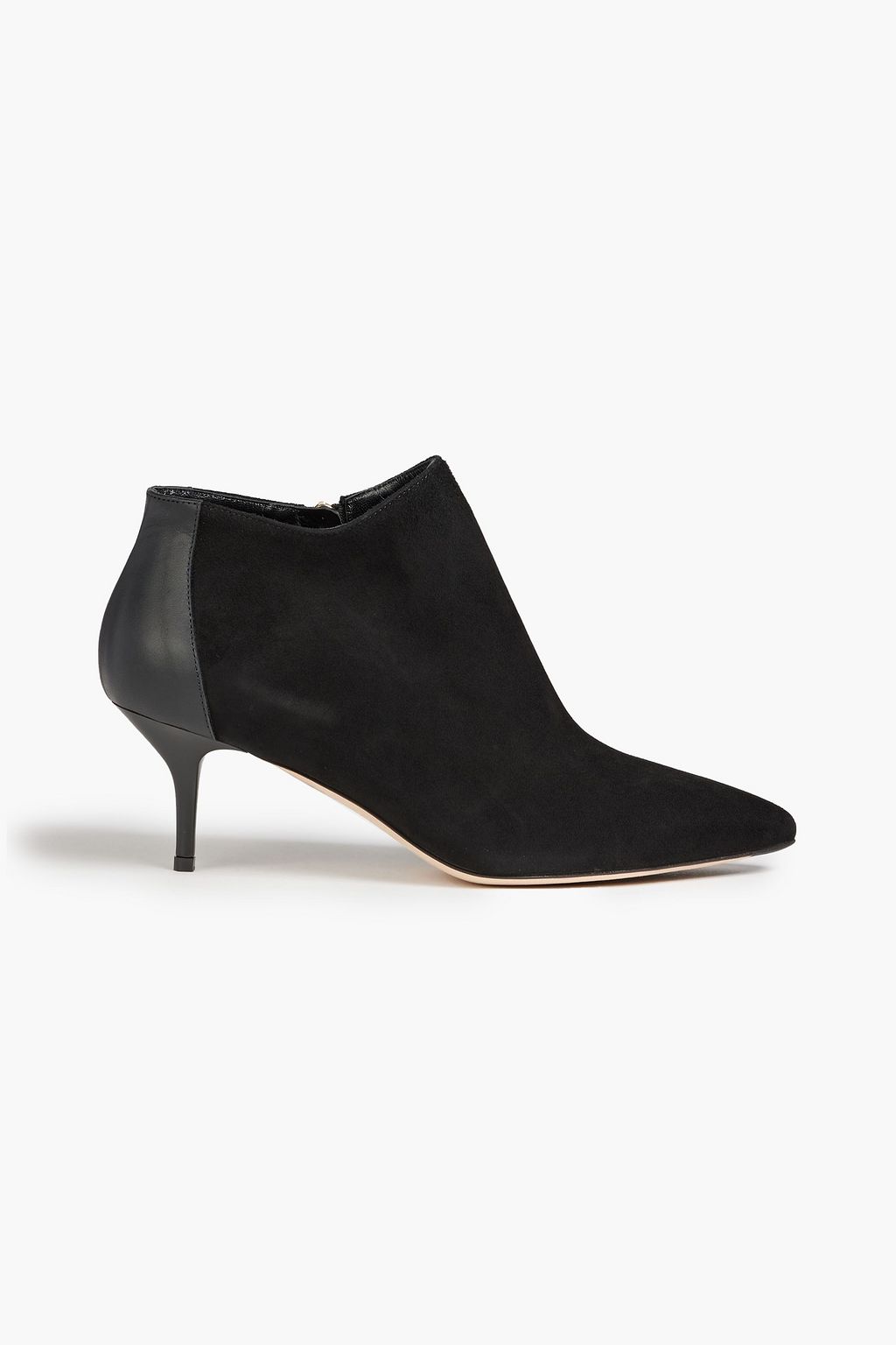 Gudule leather and suede ankle boots