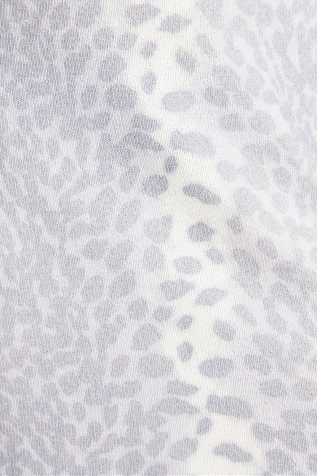 KENZO Leopard-knit wool and cashmere-blend mini skirt