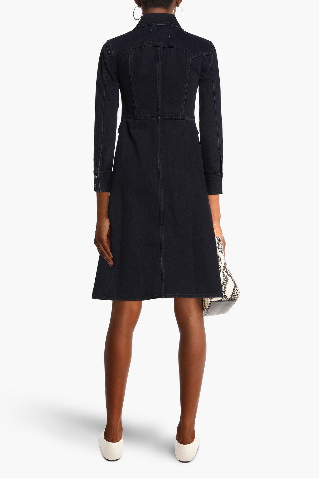 ALEXACHUNG Denim dress