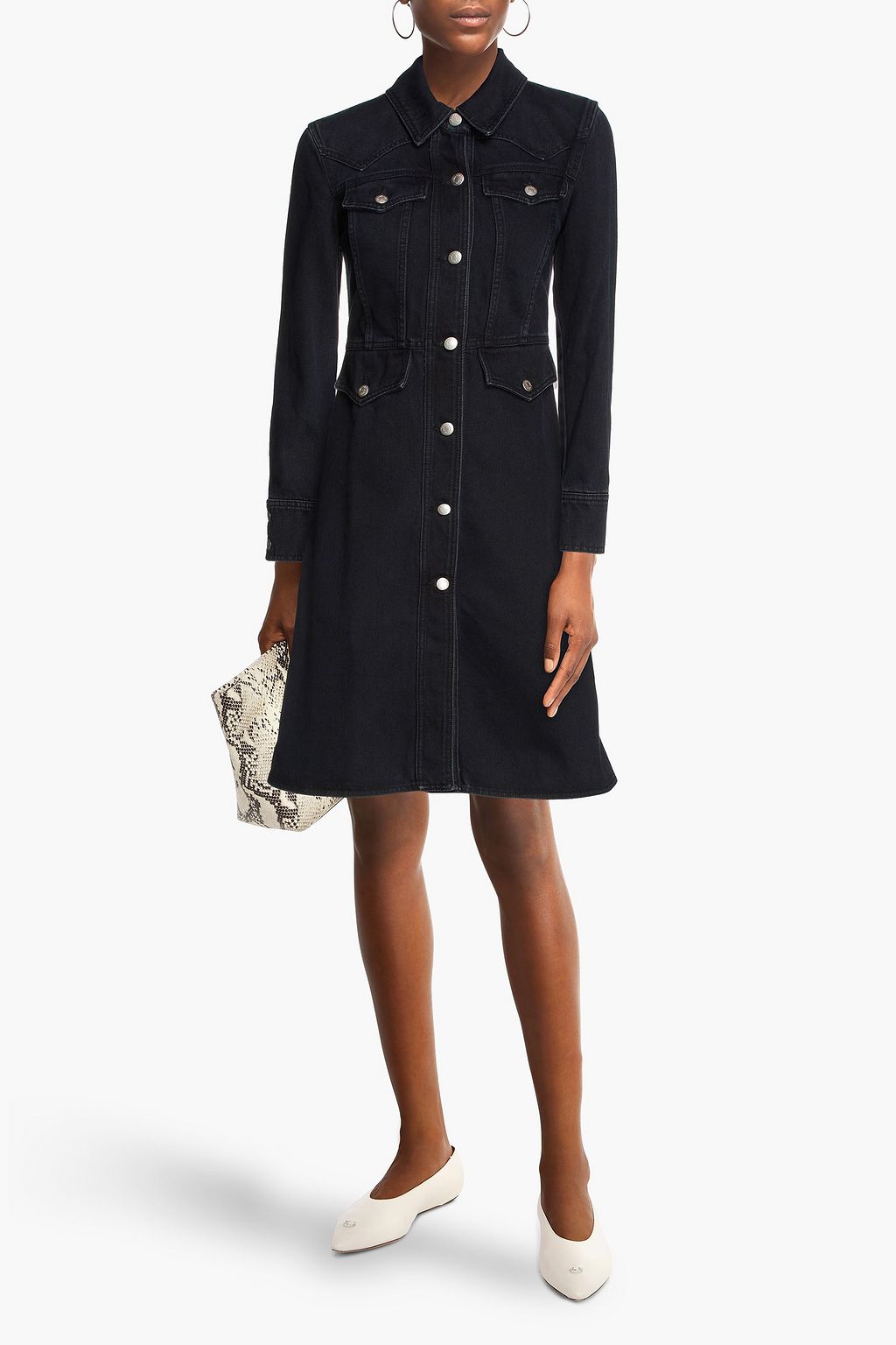 ALEXACHUNG Denim dress